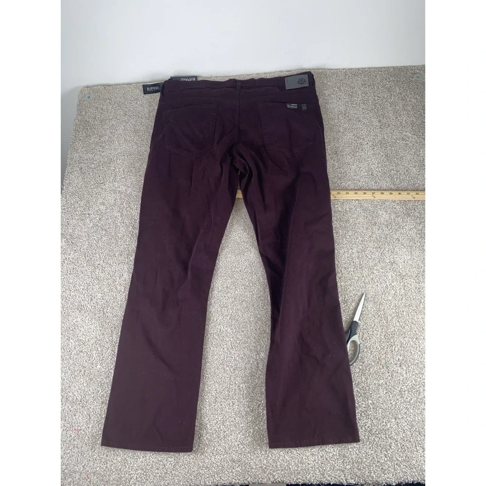 Buffalo David Bitton Jeans Ash‎ X Slim Stretch Cotton 42x32 Maroon NWT MSRP $109